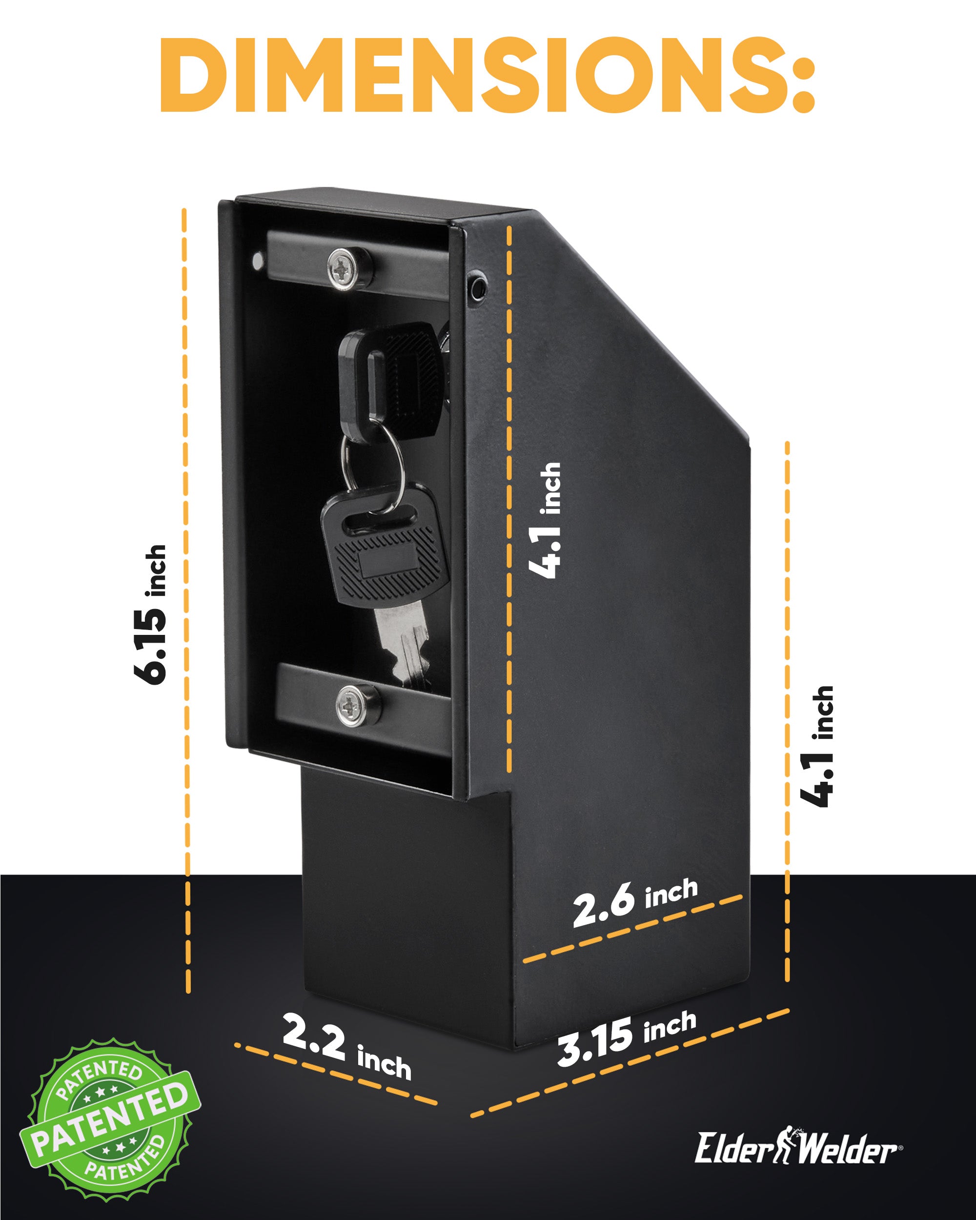 Elder Welder® Hidden Outlet Safe - Single Outlet