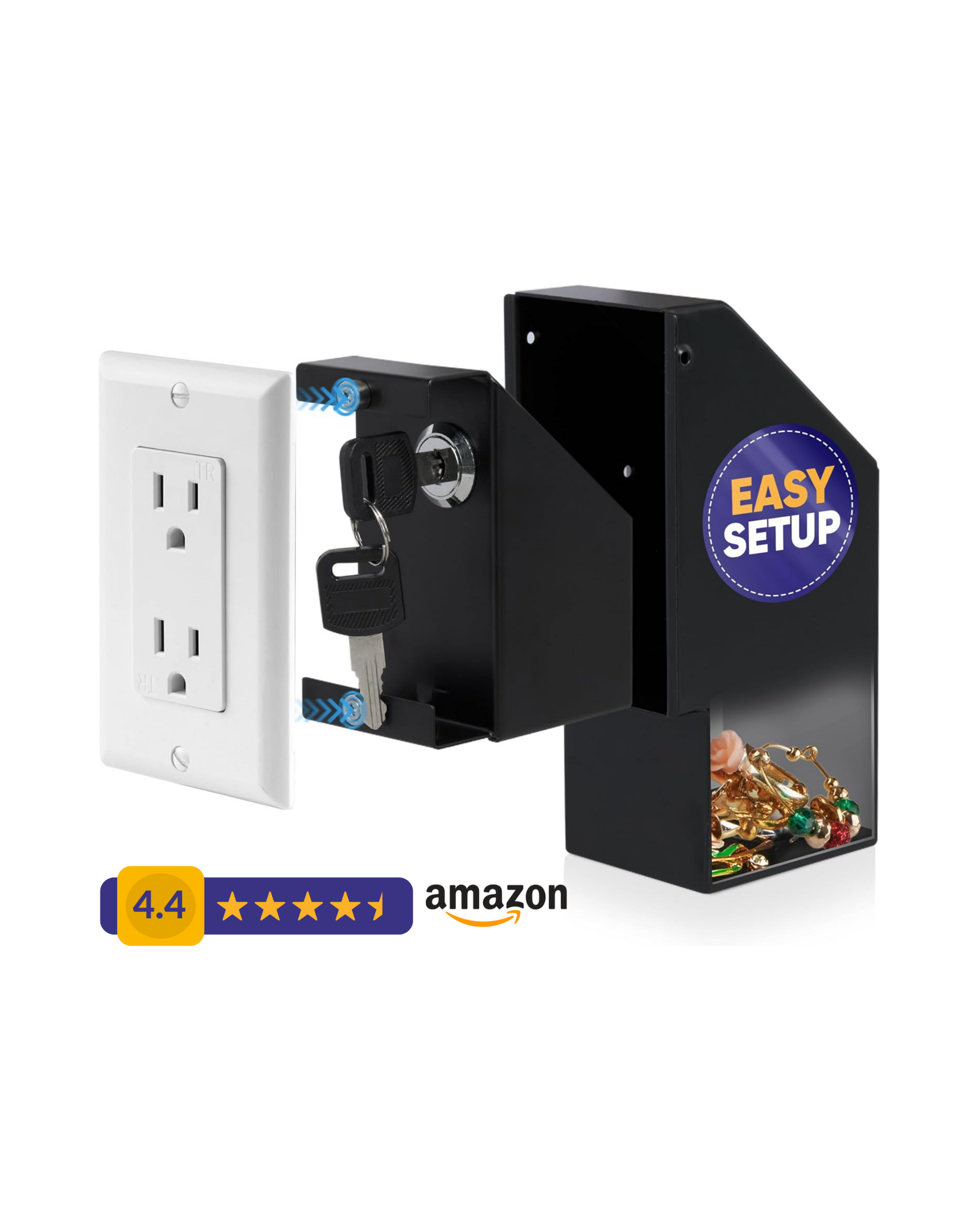 Elder Welder® Hidden Outlet Safe - Single Outlet