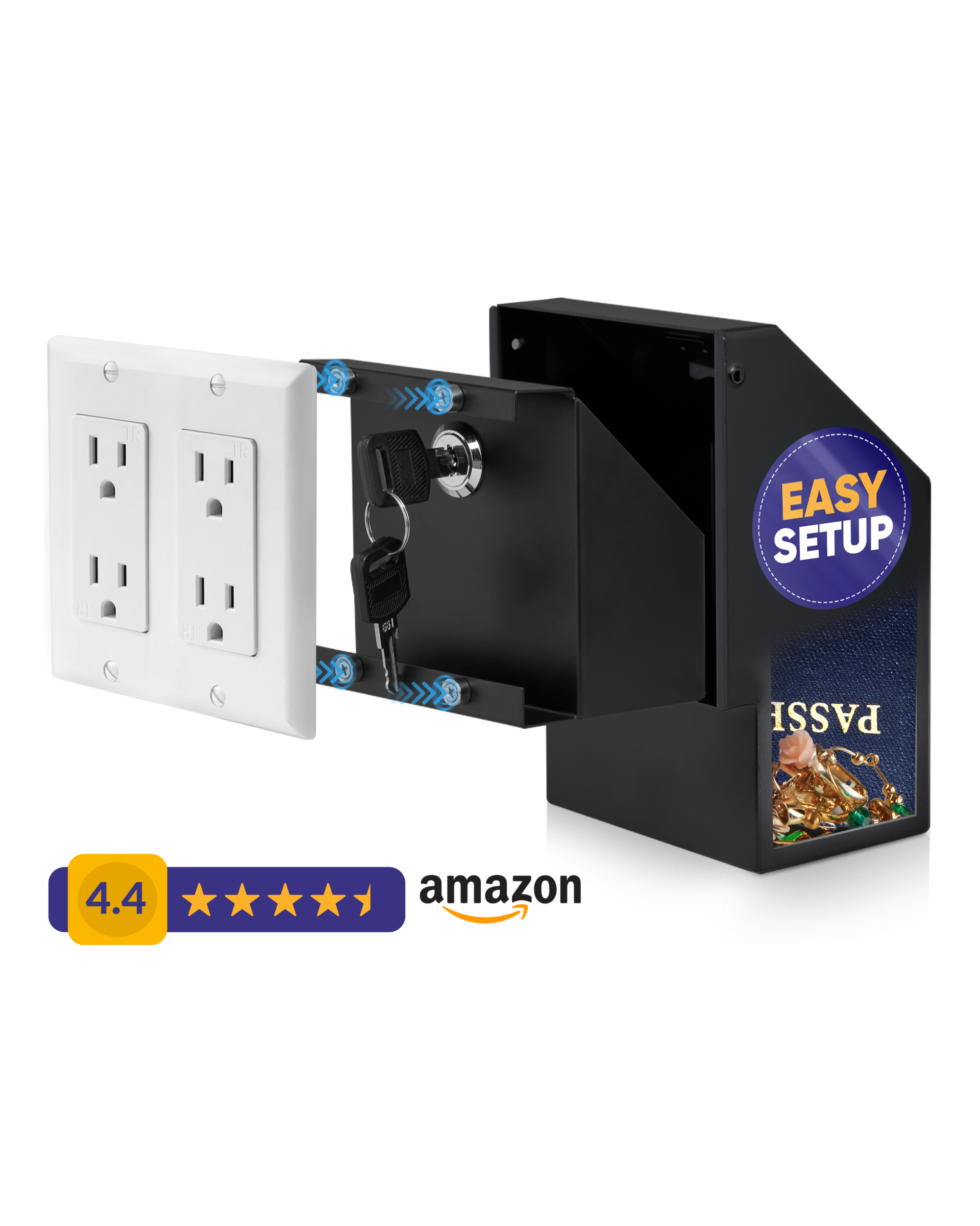 Elder Welder® Hidden Outlet Safe - Double Outlet