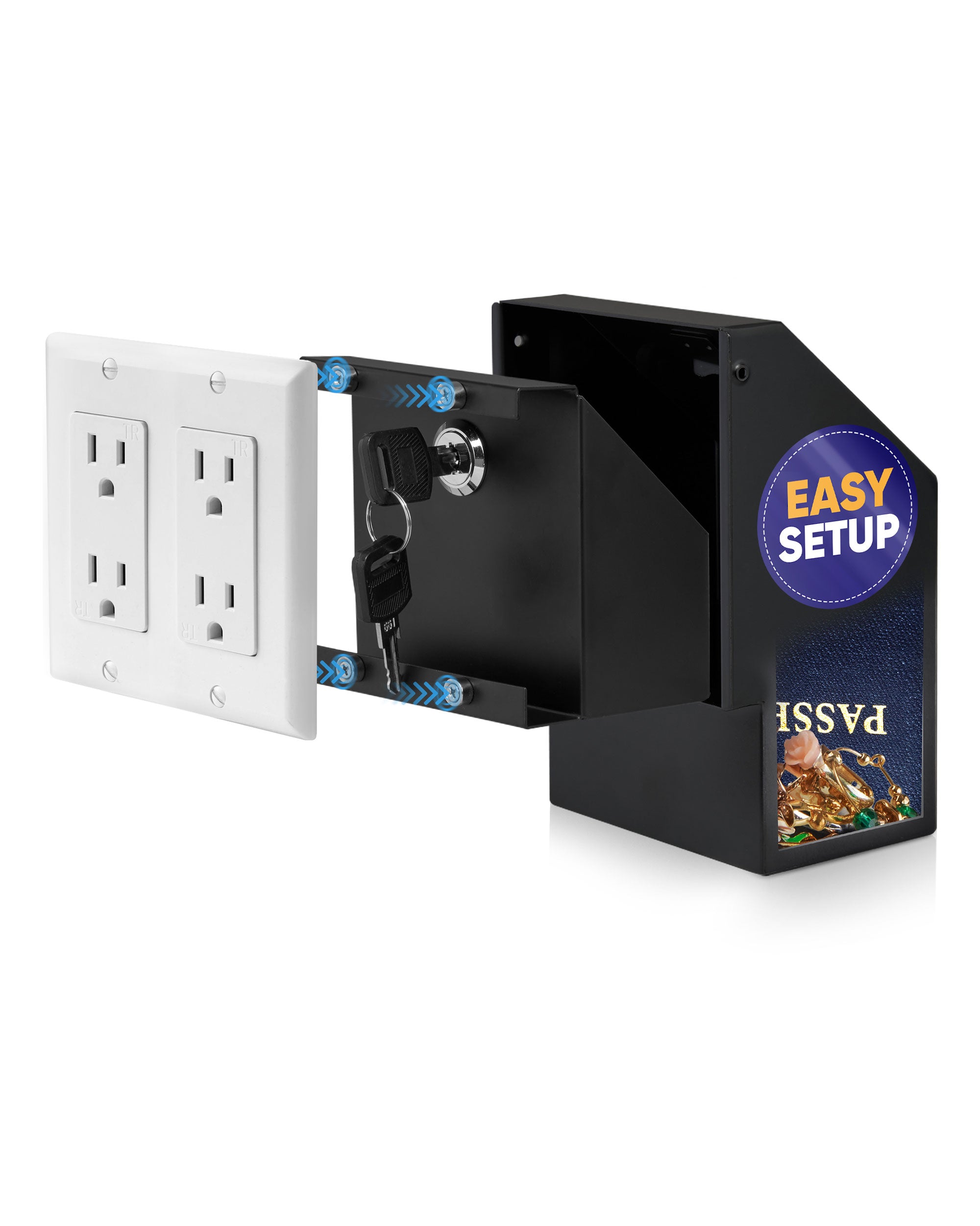 Elder Welder® Hidden Outlet Safe - Double Outlet