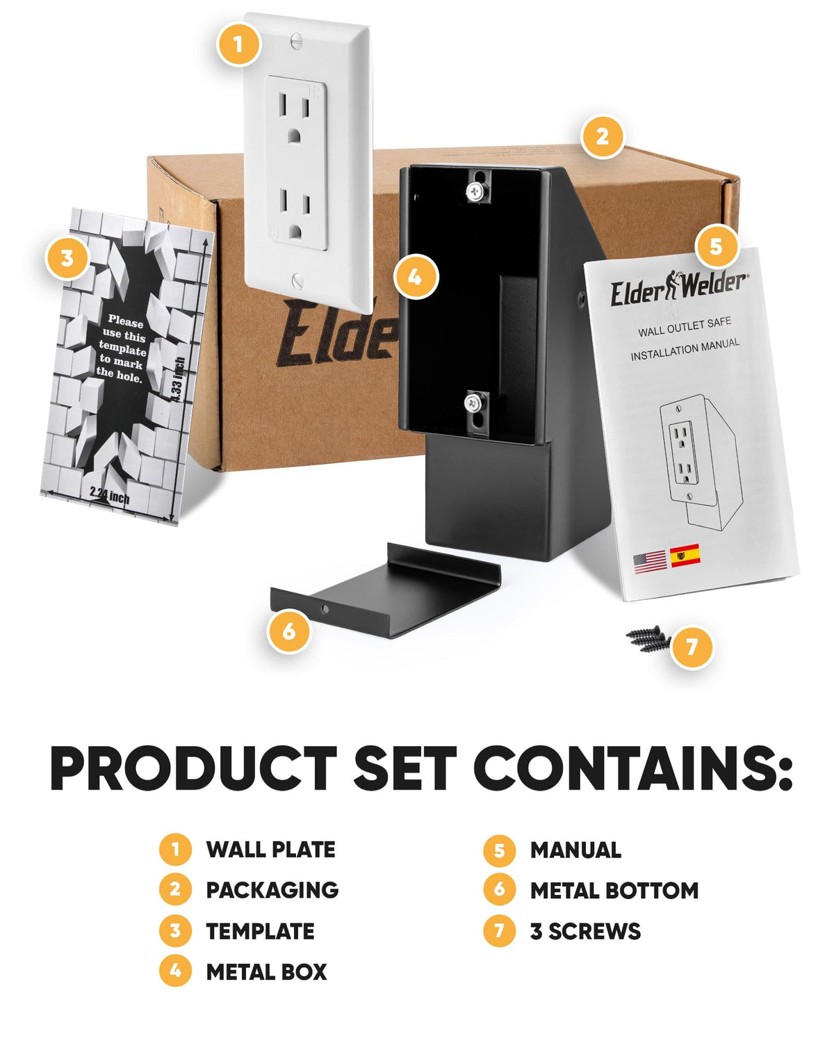 Hidden outlet safe, single, no lock – image 5