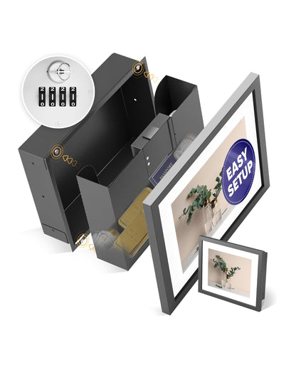 Elder Welder® Hidden Picture Frame Wall Safe