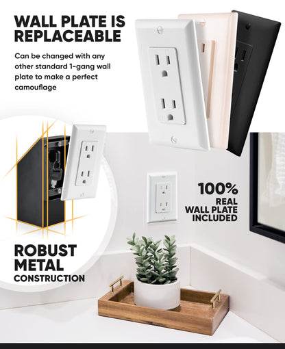 Hidden outlet safe, single, key lock – image 6