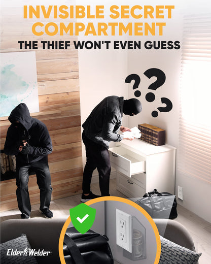 Hidden outlet safe, single, key lock – image 7