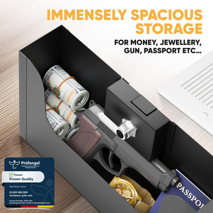 Hidden vent safe with combination lock – image 4 