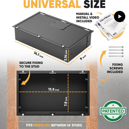 Hidden vent safe with fingerprint lock – image 5 